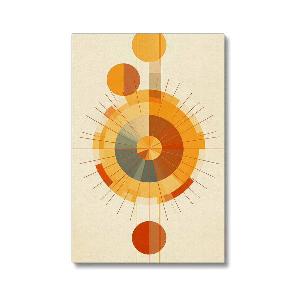 Abstract Solar Systems Digital Painting Wall Art Series