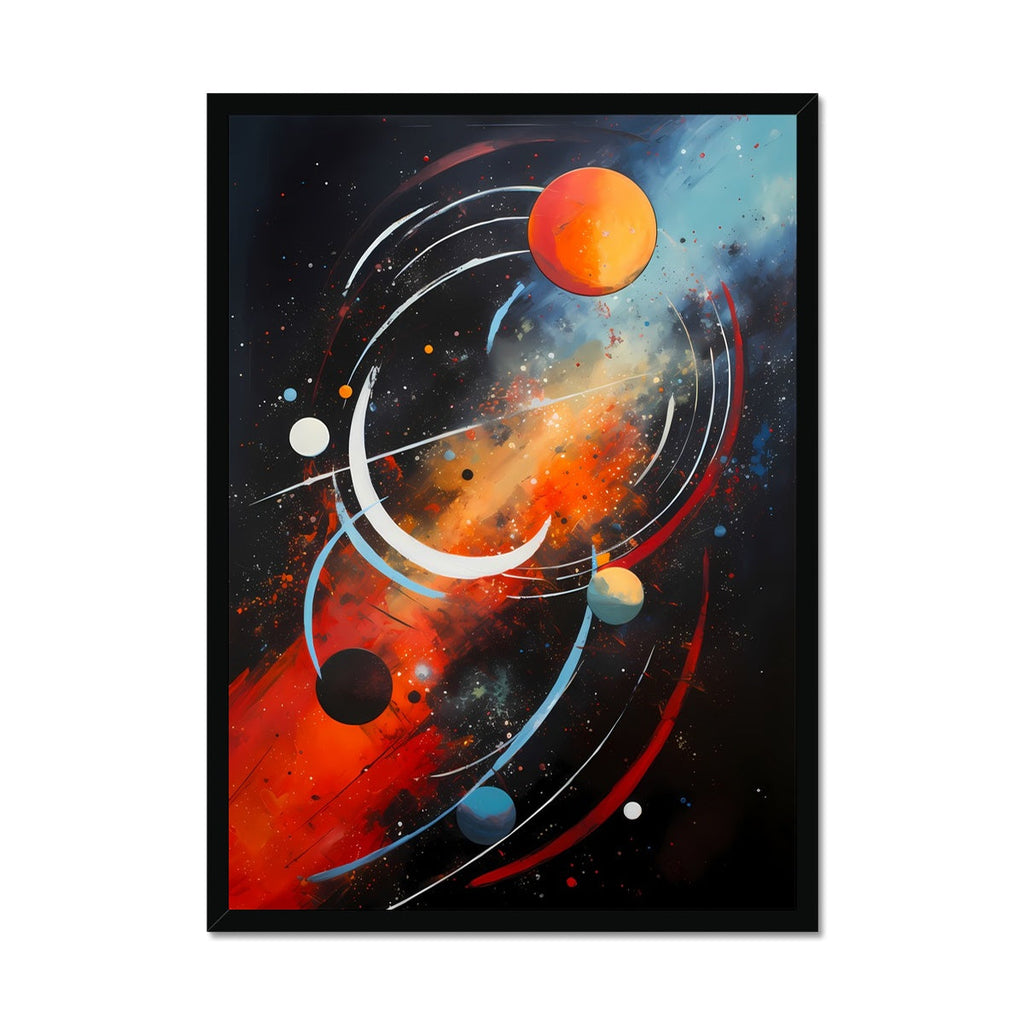 Birth of a Solar System Abstract Wall Art