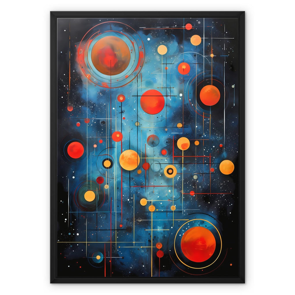 Quantum Entangled Universe Abstract Wall Art Series