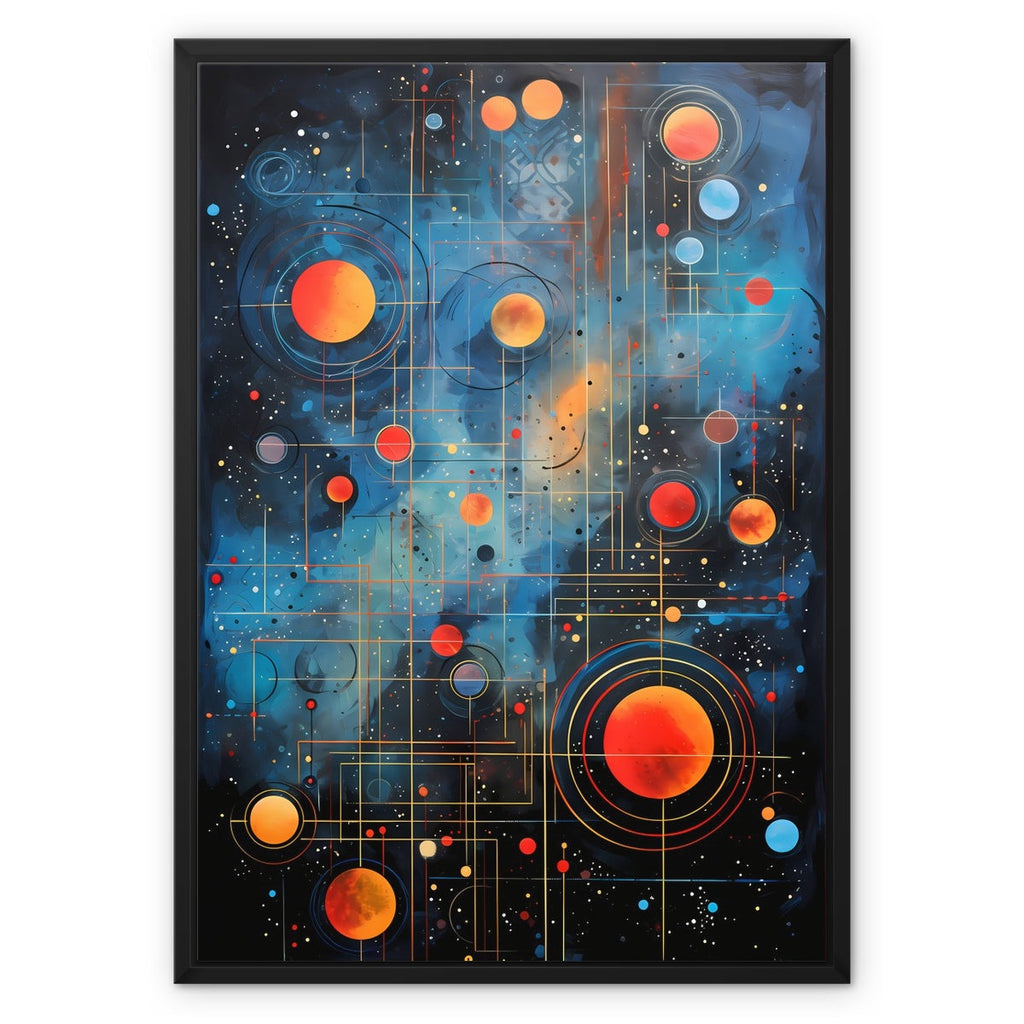 Quantum Entangled Universe Abstract Wall Art Series