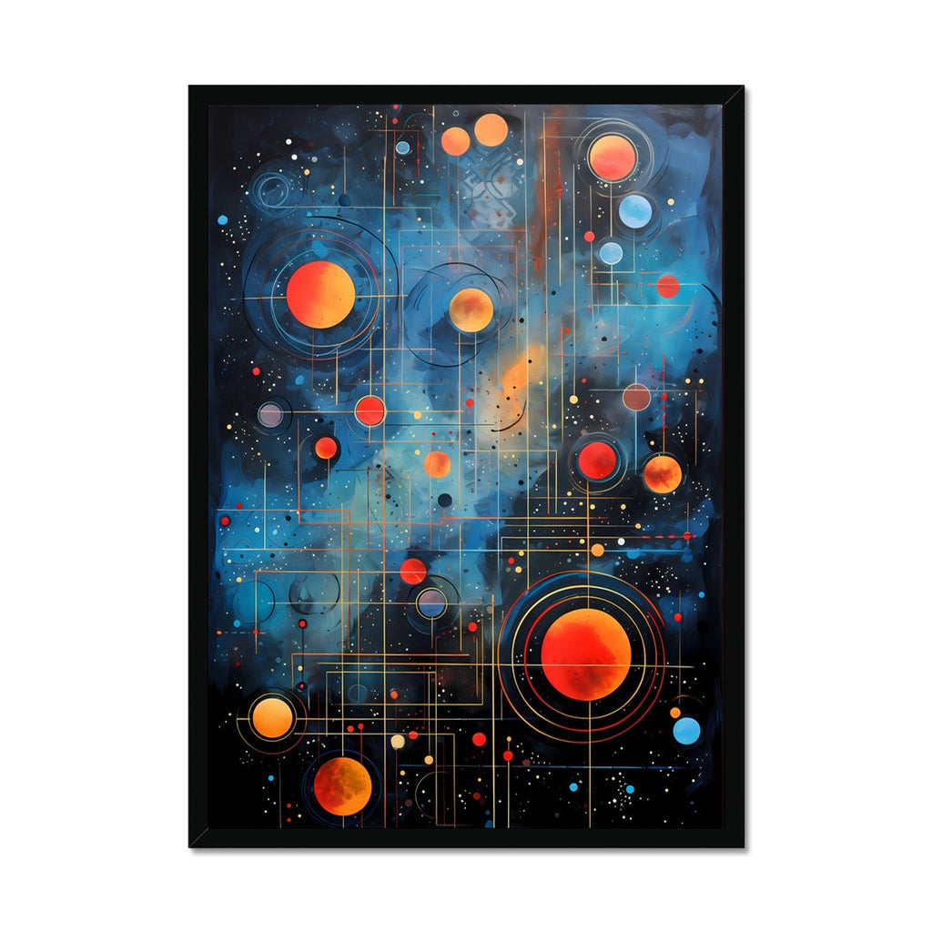 Quantum Entangled Universe Abstract Wall Art Series