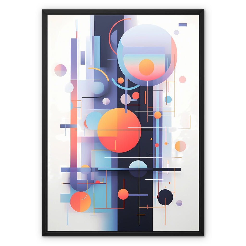 Abstract Solar Systems Digital Painting Wall Art Series