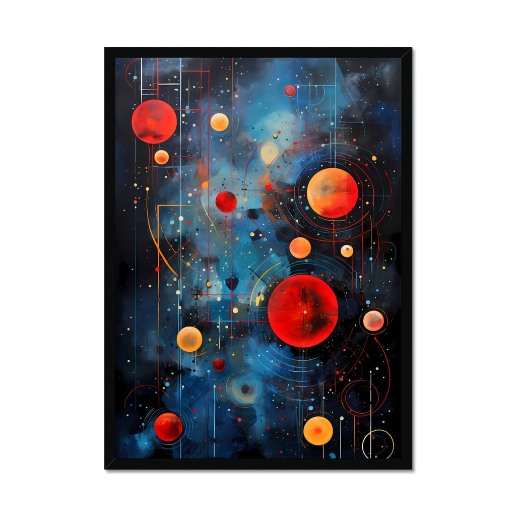 Quantum Entangled Universe Abstract Wall Art Series