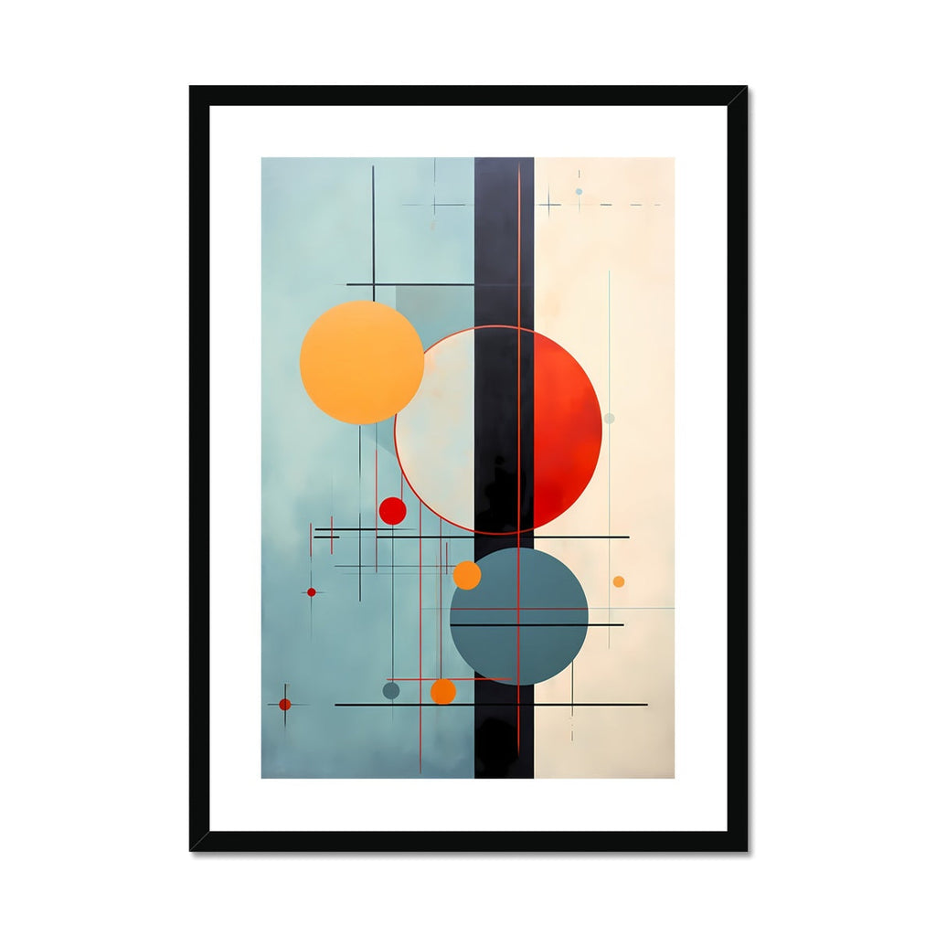 Abstract Solar Systems Digital Painting Wall Art Series