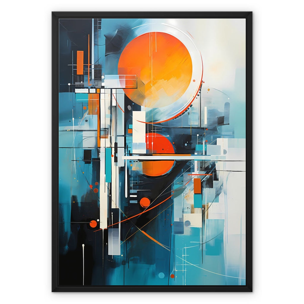 Abstract Solar Systems Digital Painting Wall Art Series