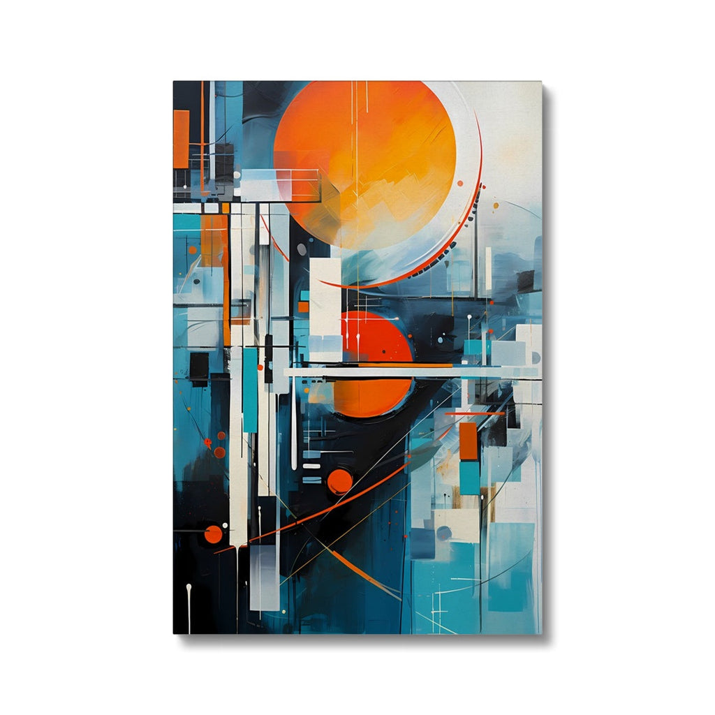 Abstract Solar Systems Digital Painting Wall Art Series