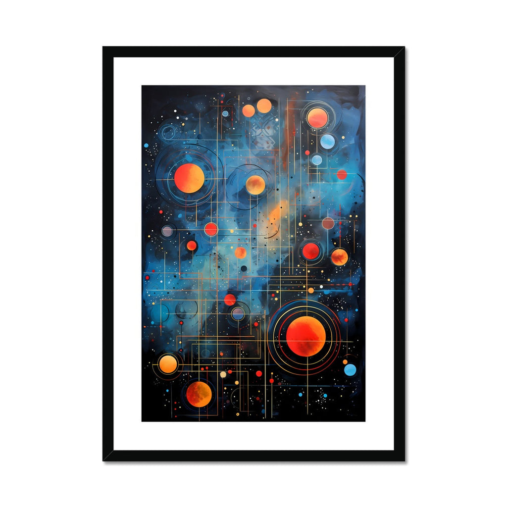 Quantum Entangled Universe Abstract Wall Art Series