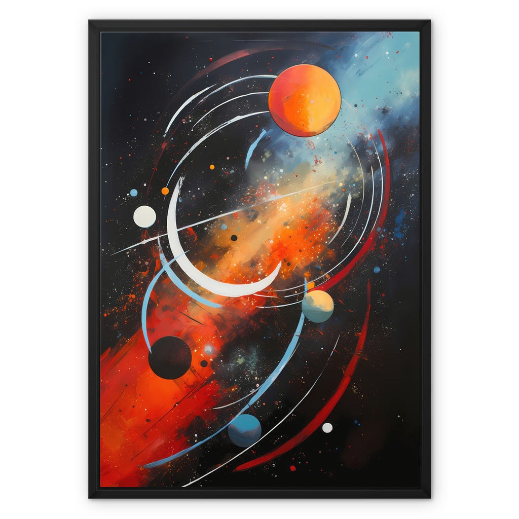 Birth of a Solar System Abstract Wall Art