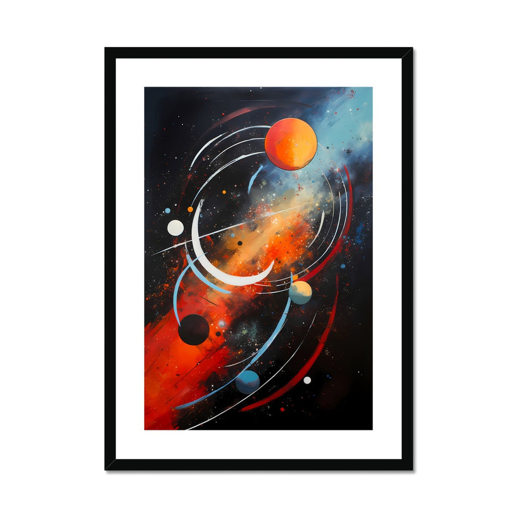 Birth of a Solar System Abstract Wall Art