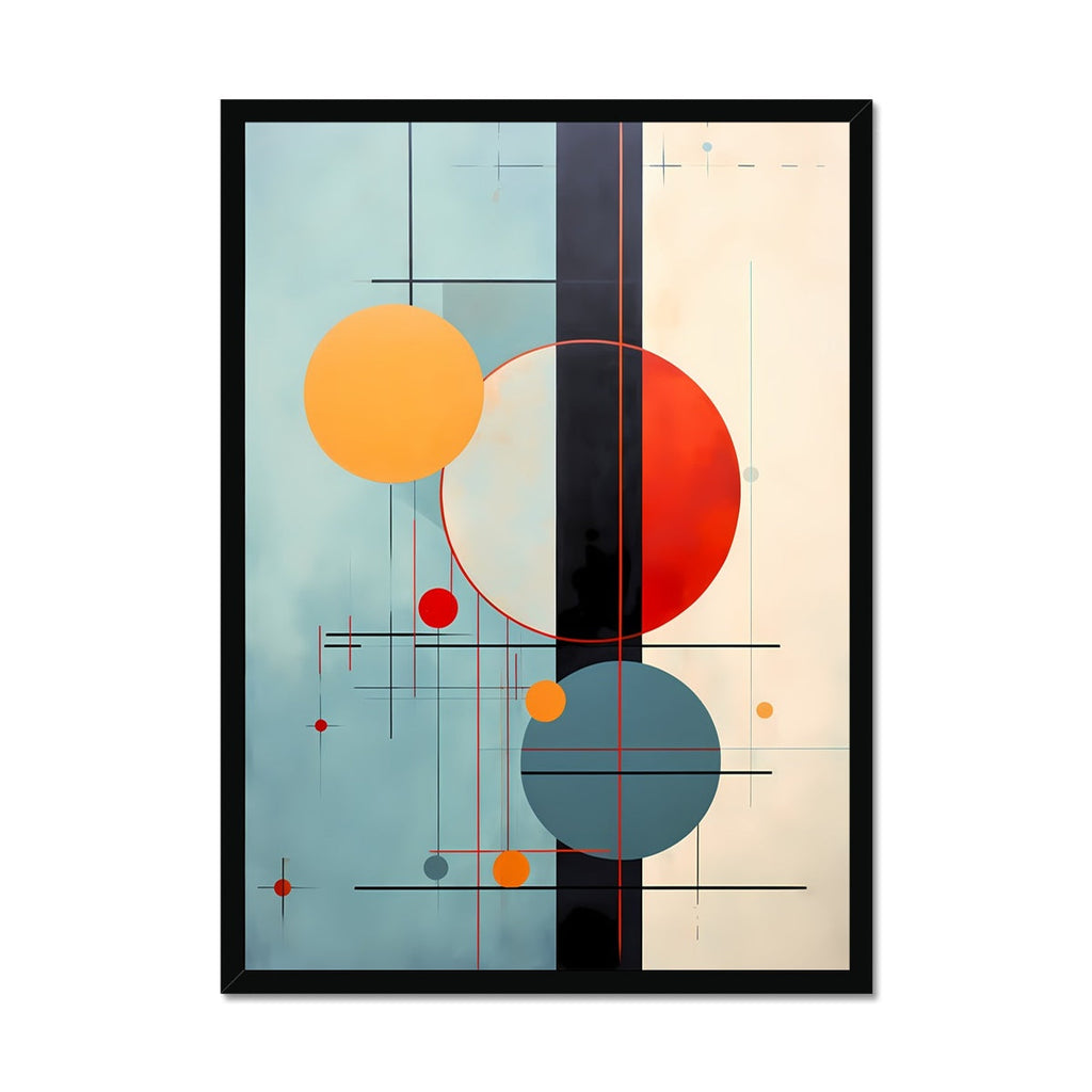 Abstract Solar Systems Digital Painting Wall Art Series