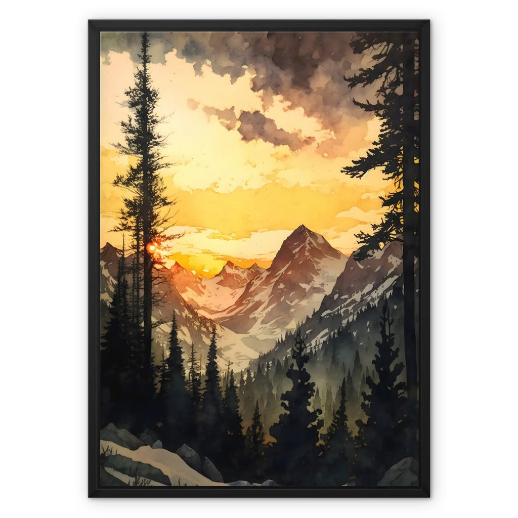 alpine mountain sunset pnw forest north cascades national park rocky mountains olympic camping hiking pacific crest backpacking gift northwest washington oregon