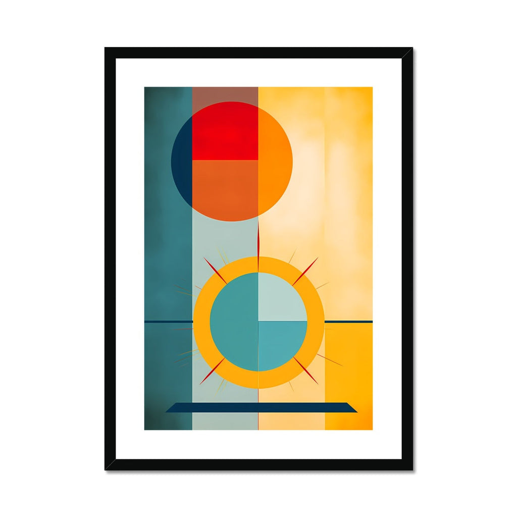 Abstract Solar Systems Digital Painting Wall Art Series