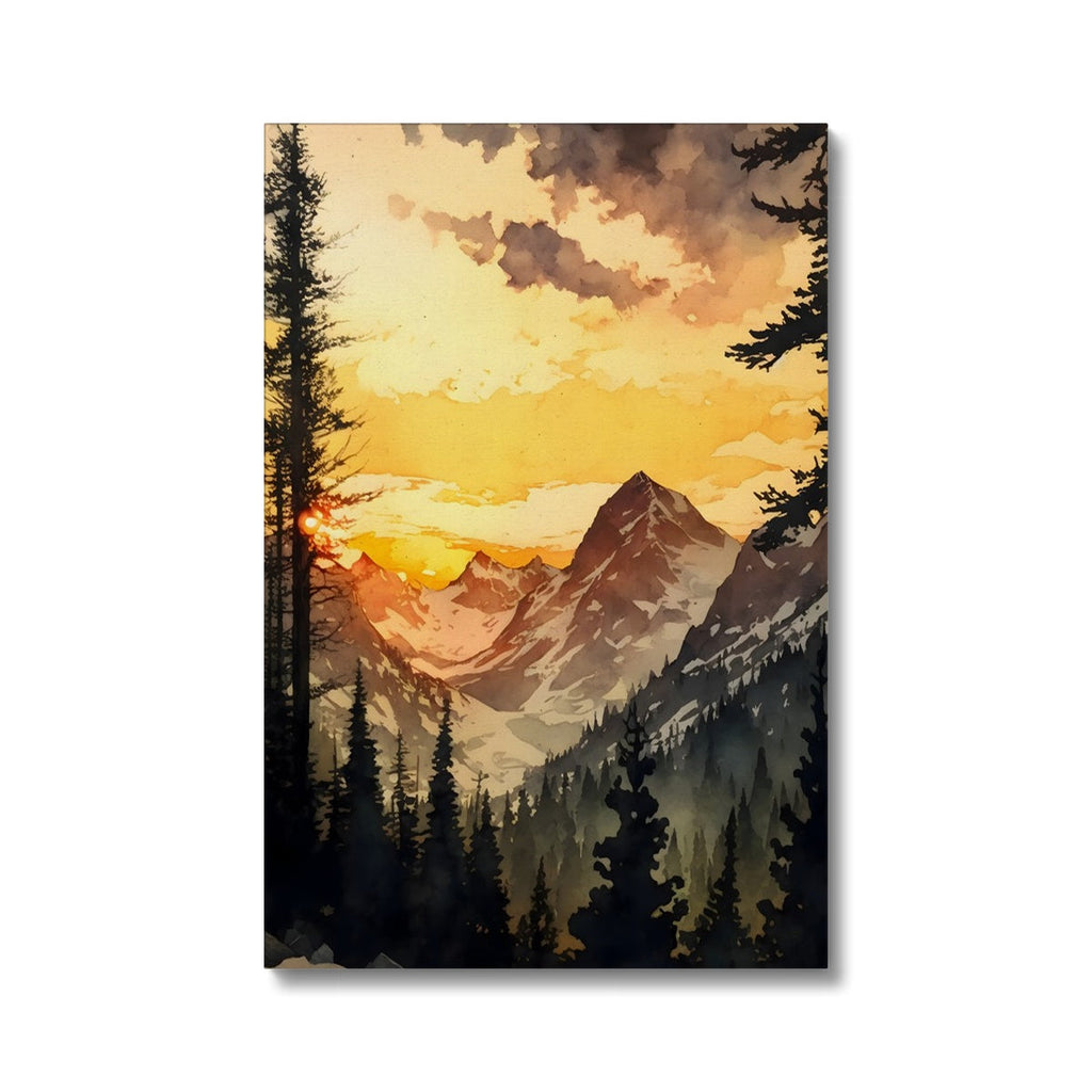 alpine mountain sunset pnw forest north cascades national park rocky mountains olympic camping hiking pacific crest backpacking gift northwest washington oregon