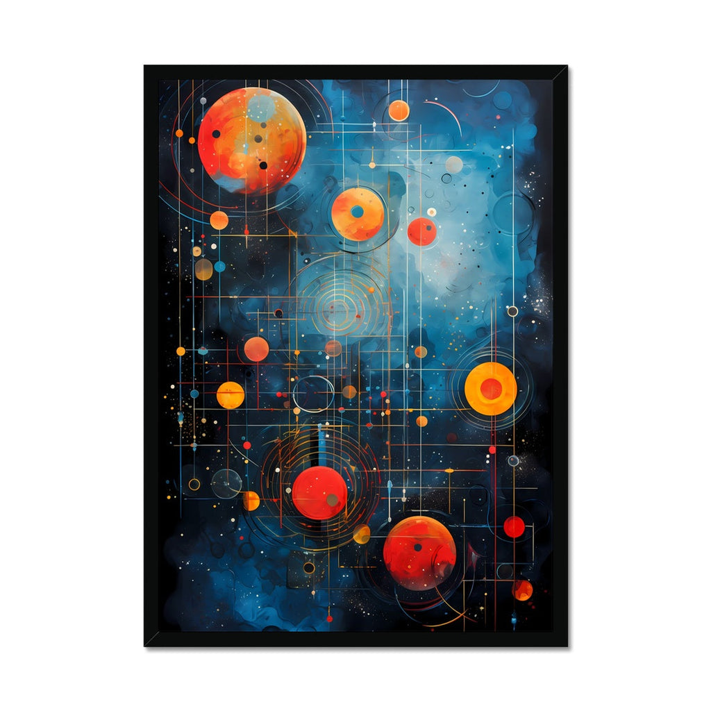 Quantum Entangled Universe Abstract Wall Art Series