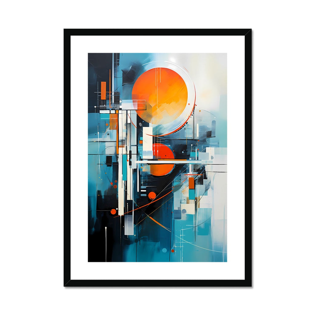 Abstract Solar Systems Digital Painting Wall Art Series