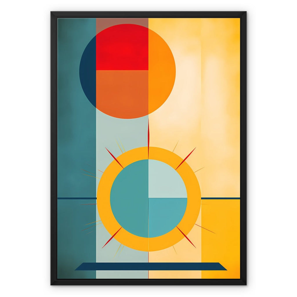 Abstract Solar Systems Digital Painting Wall Art Series