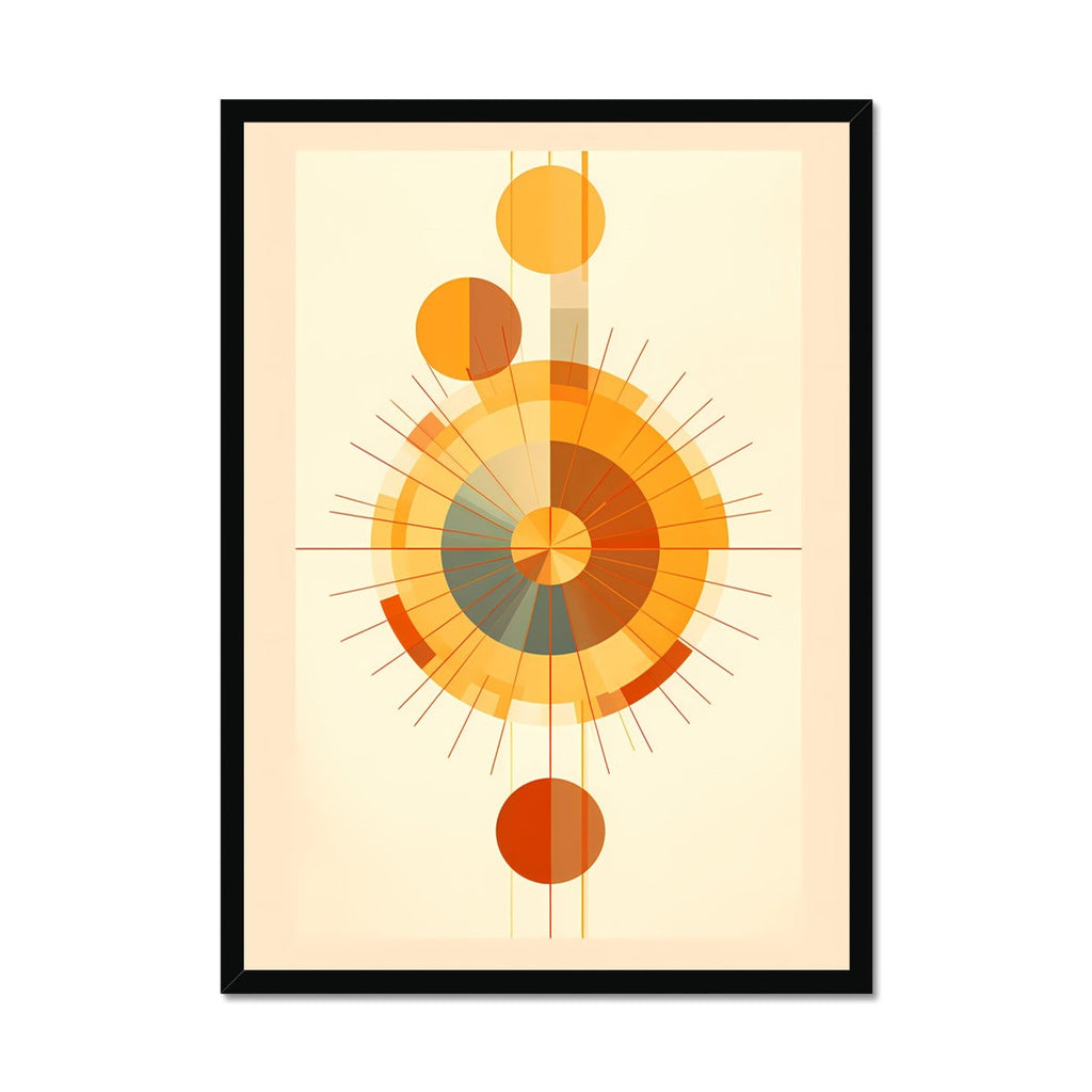 Abstract Solar Systems Digital Painting Wall Art Series