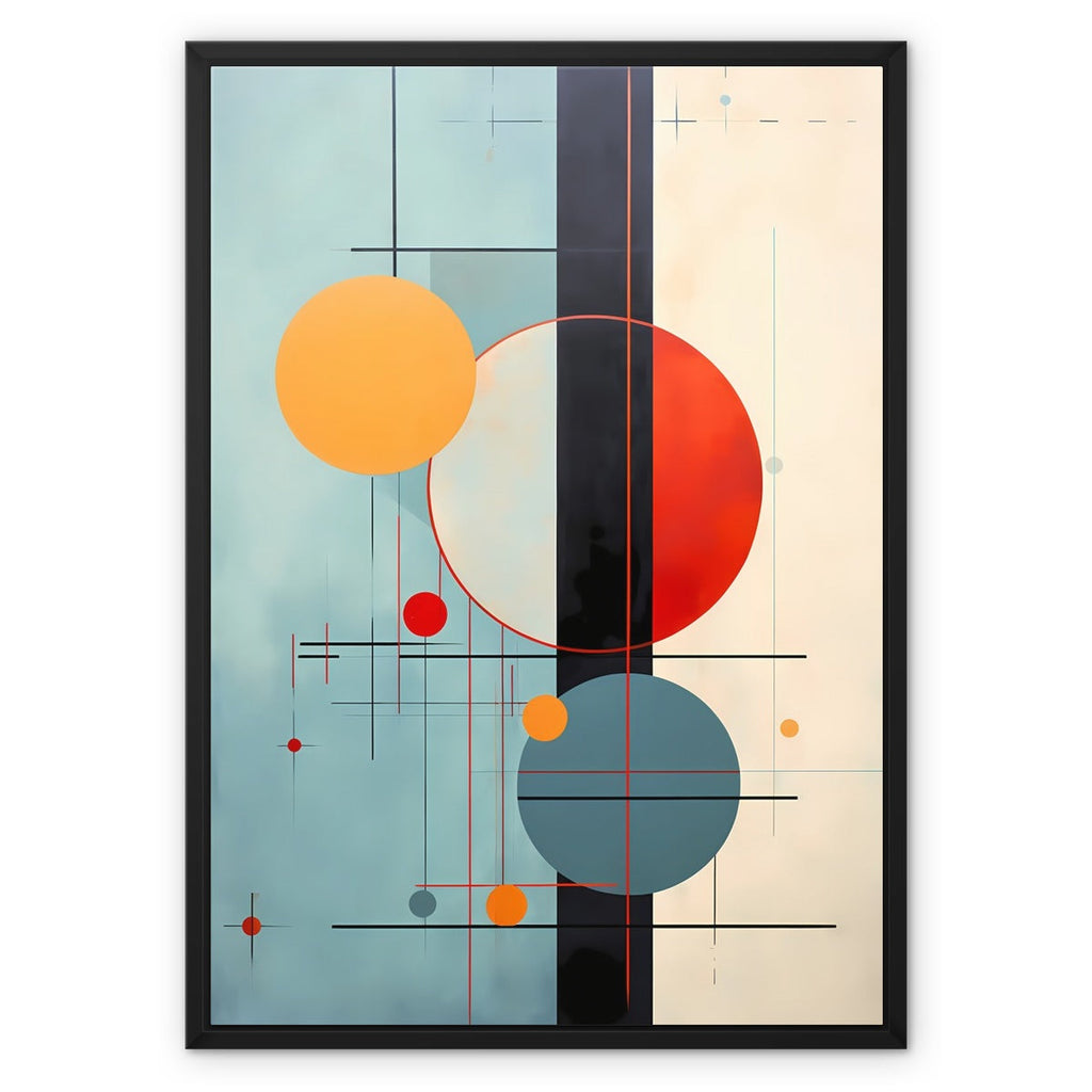 Abstract Solar Systems Digital Painting Wall Art Series