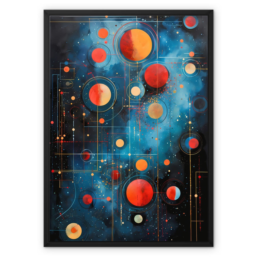 Quantum Entangled Universe Abstract Wall Art Series