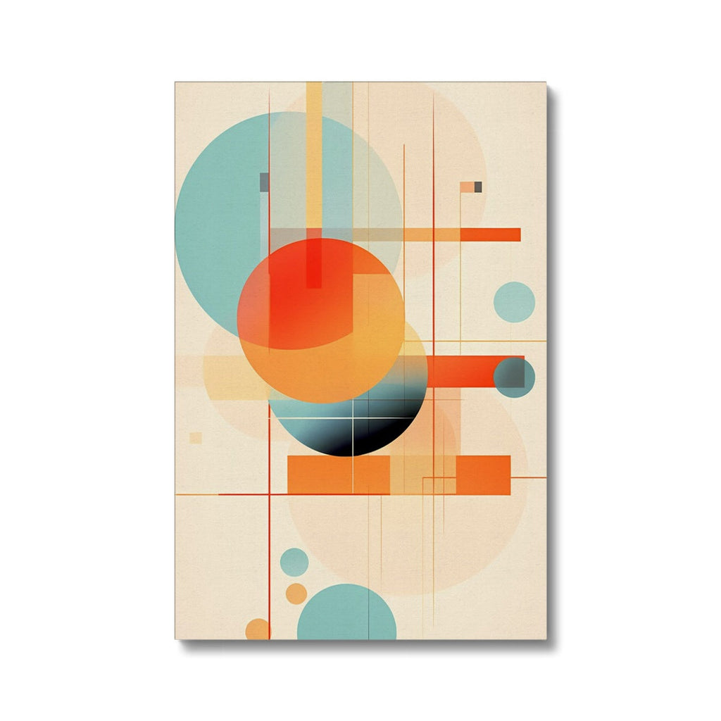 Abstract Solar Systems Digital Painting Wall Art Series