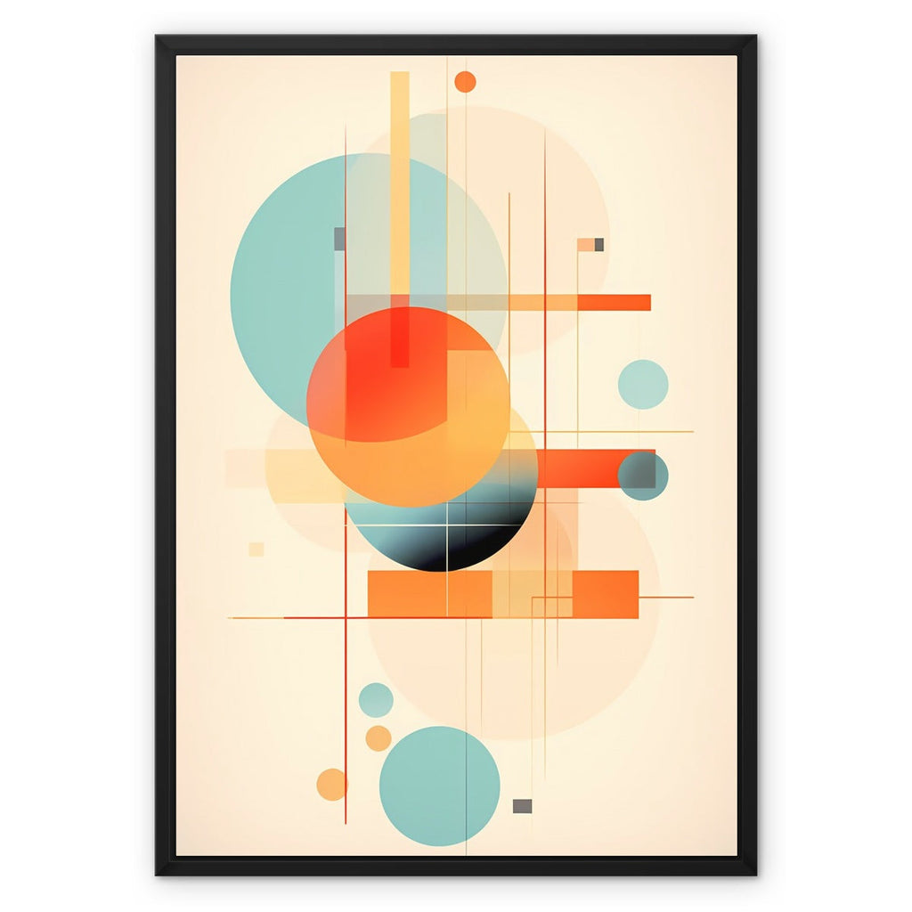 Abstract Solar Systems Digital Painting Wall Art Series