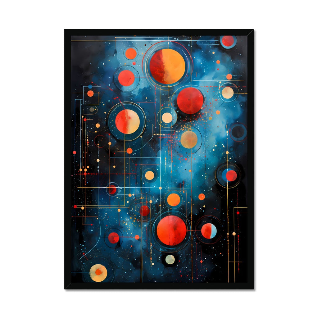 Quantum Entangled Universe Abstract Wall Art Series