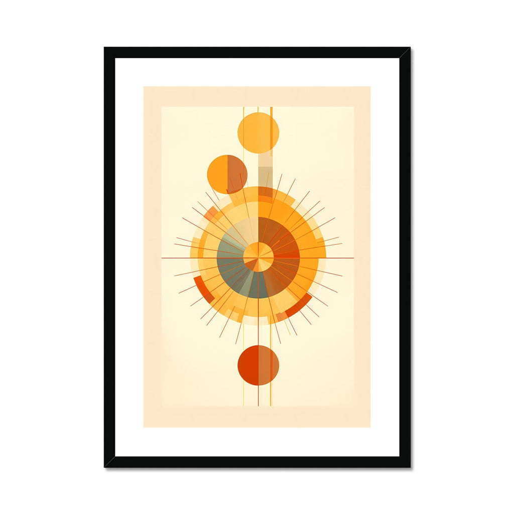 Abstract Solar Systems Digital Painting Wall Art Series