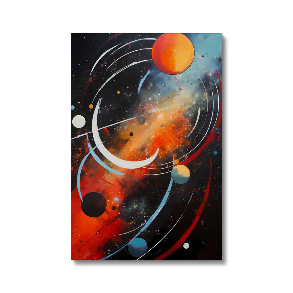 Birth of a Solar System Abstract Wall Art