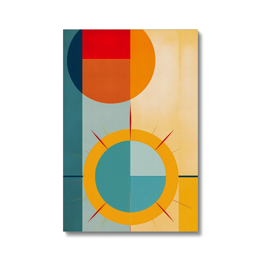 Abstract Solar Systems Digital Painting Wall Art Series
