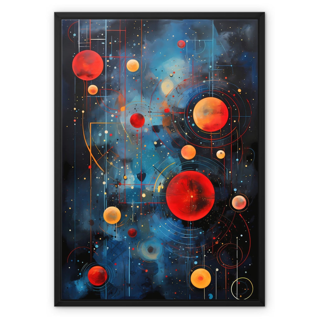 Quantum Entangled Universe Abstract Wall Art Series