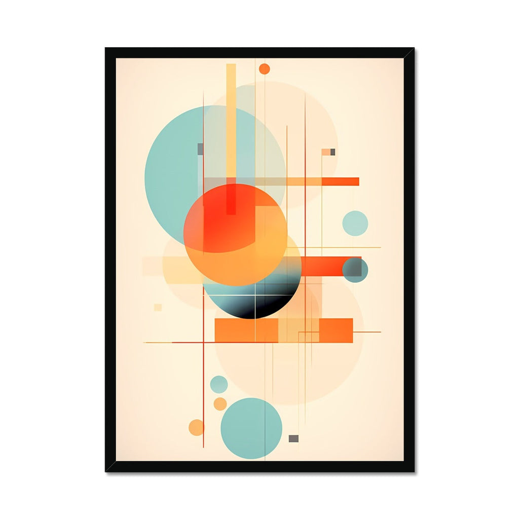 Abstract Solar Systems Digital Painting Wall Art Series