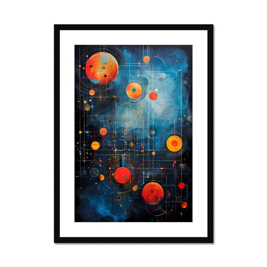 Quantum Entangled Universe Abstract Wall Art Series
