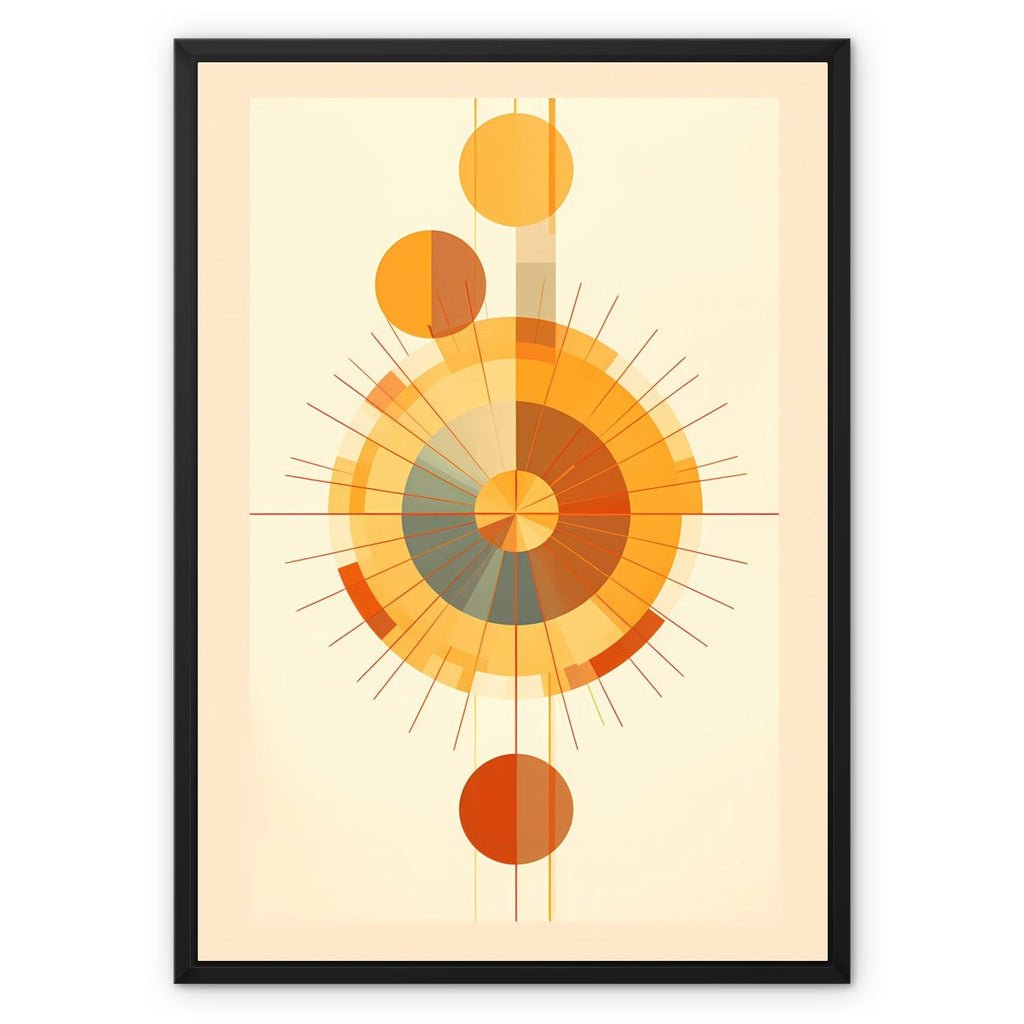 Abstract Solar Systems Digital Painting Wall Art Series